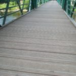 Footbridge with Decksafe Inserts.